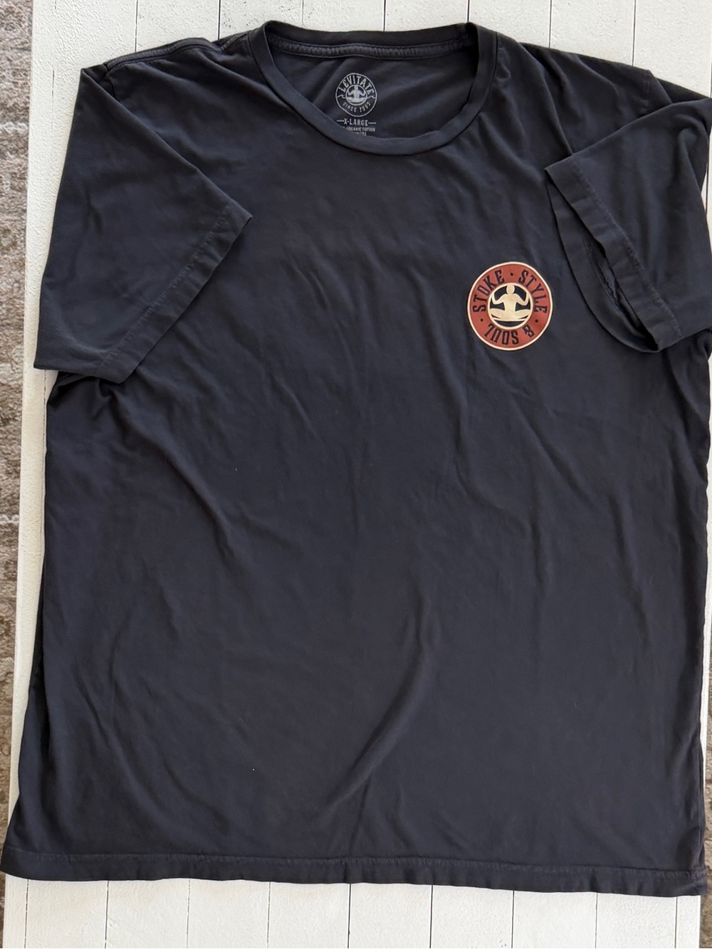 Levitate Men's Stoke Style & Soul Graphic Tee Black XL | 100% Cotton USA Made